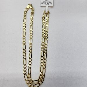 Brand New Sterling Silver 925 Figaro Necklace